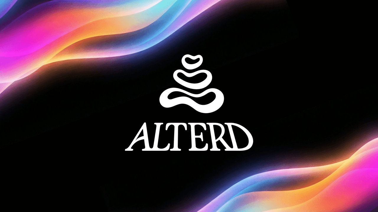 ALTERD brand identity for a wellness concept.