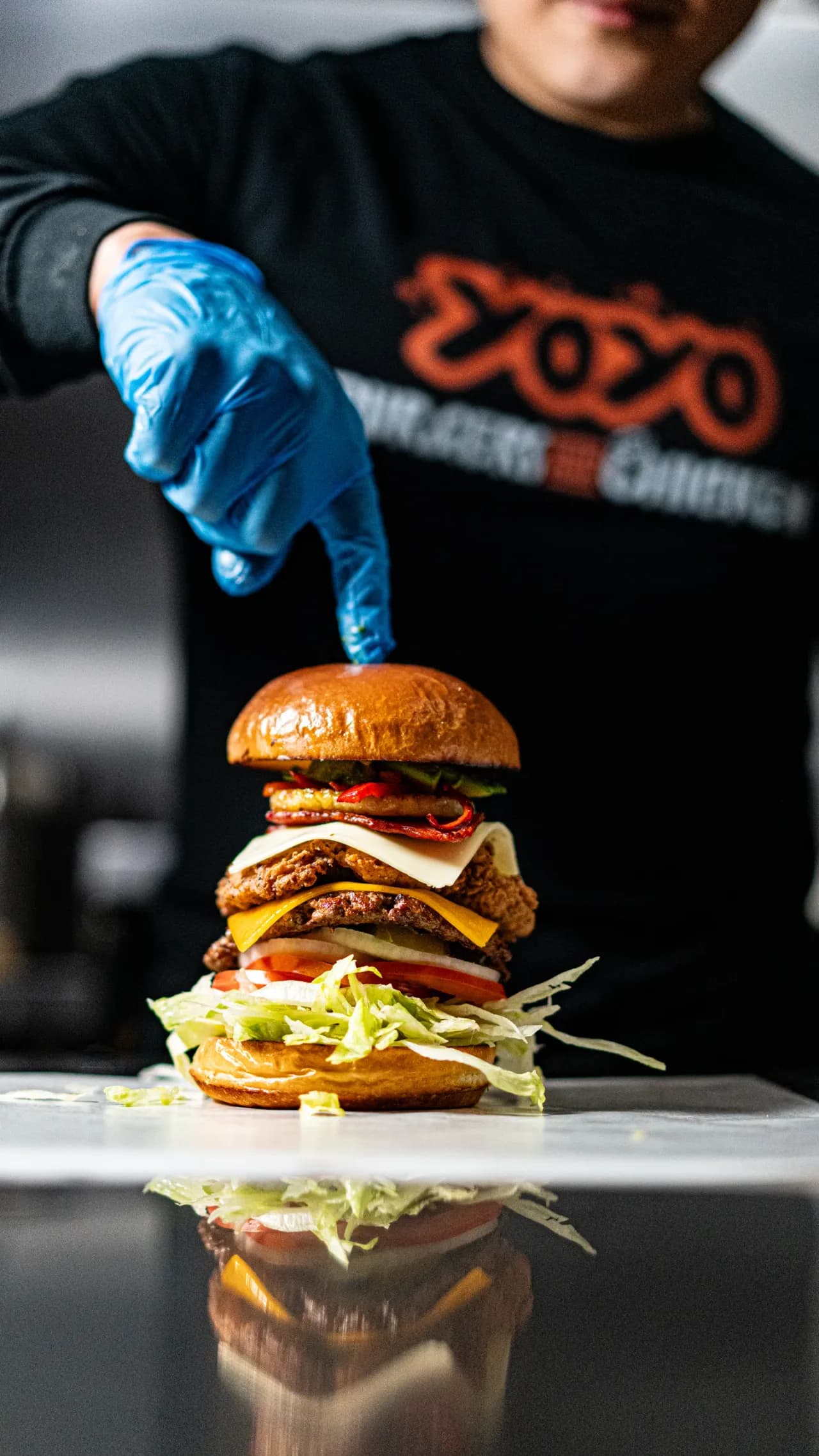 yoyo burgers — on-site photography.